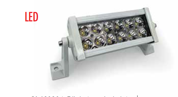 DİKDÖRTGEN AYDINLATMA 7 inç 12 led 10-30v 36W