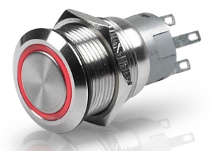Hella Marine paslanmaz çelik, ledli switch