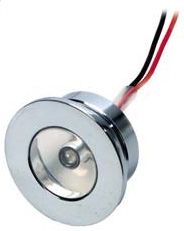 Merdiven lambası. Kromaj. Ledli. 12V.  Ø mm: 31