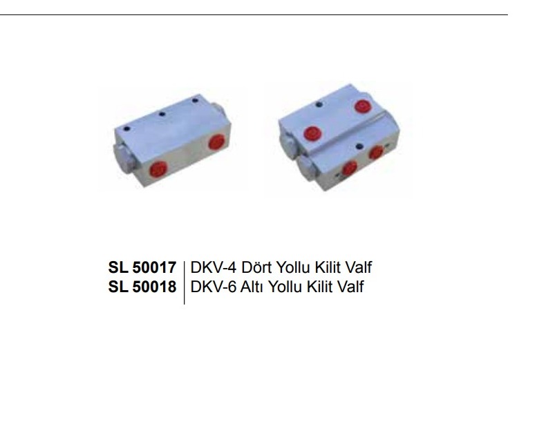 DKV-4 DÖRT YOLLU KİLİT VALF