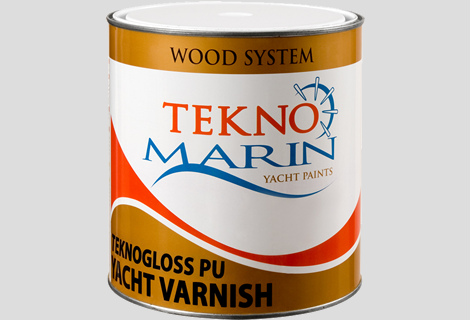 TEKNOMARIN TEKNOGLOSS PU YACHT VARNISH ( Sentetik PU Vernik ) MAT-YARI MAT 1KG