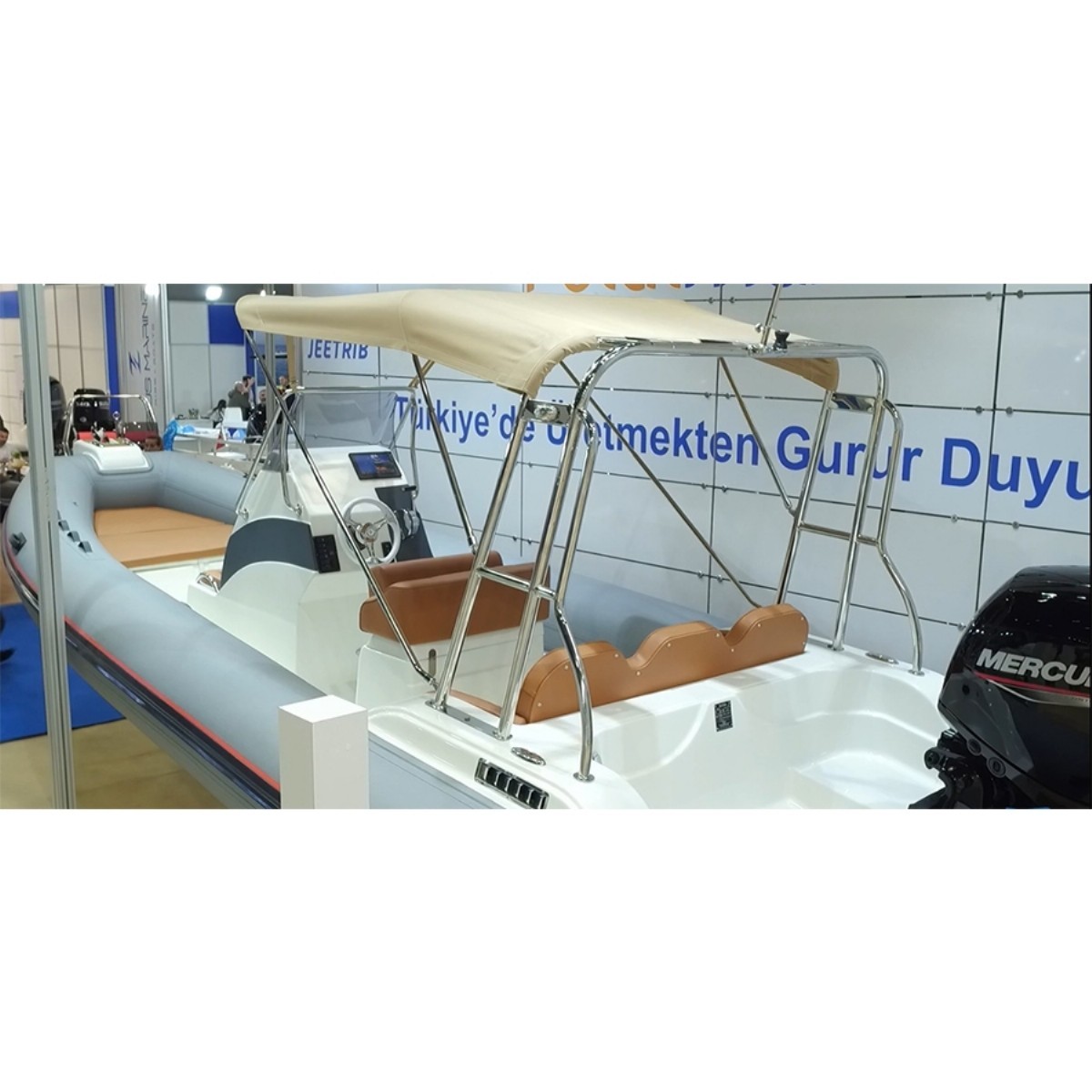 JEETRIB JR-F-795-C LÜKS OTURMA GRUPLU FİBER TABANLI ŞİŞME BOT