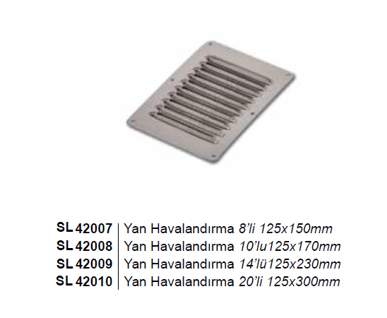 HAVALANDIRMA 14'LÜ 12,5x23cm