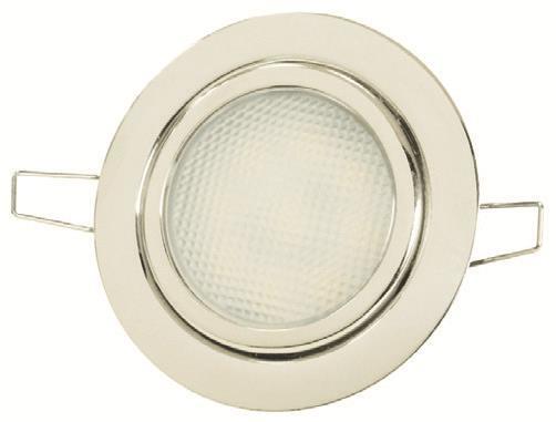 KROM GÖMME SPOT 12 V GÜN IŞIĞI   9 LED YAYLI
