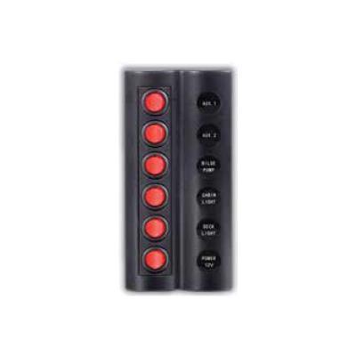 SWITCH PANEL 6 LI OTOM.SİGORTALI,led