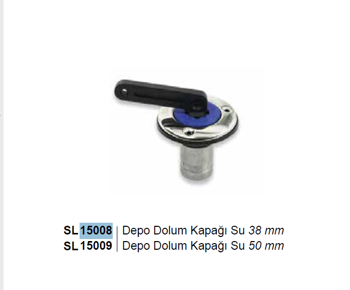 SU DOLUM KAPAĞI Ø38mm