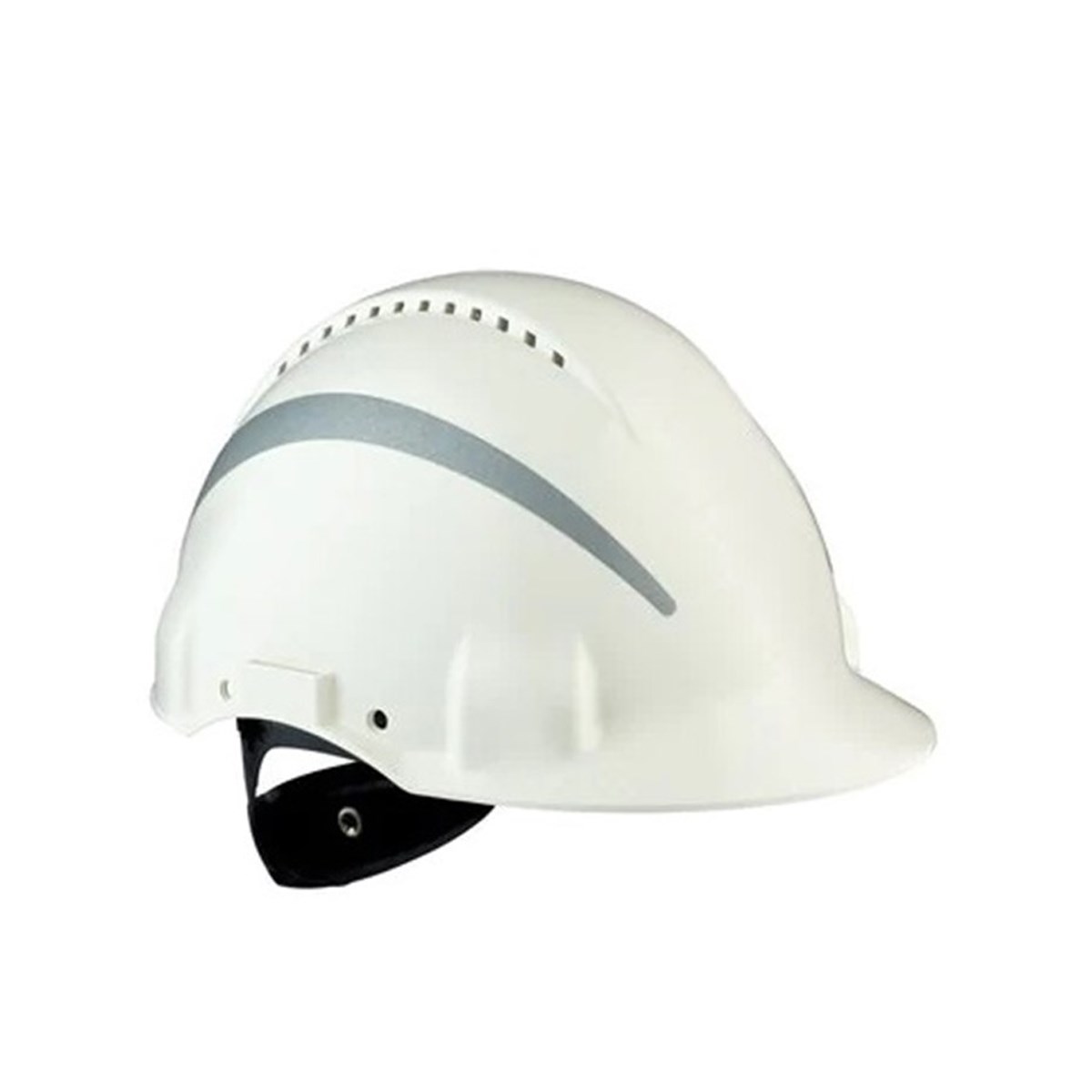 3M Sert Başlık, Uvicator, Mandallı, Havalandırmalı, Reflektif, Plastik Ter Bantlı, Beyaz, G3000NUV-R-VI