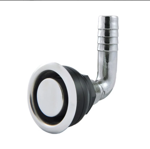 HAVA FİRARI FLANŞLI DİRSEK 3/4" KROM