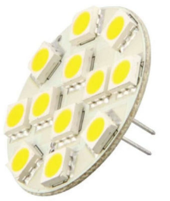 12 LED'Lİ G4 AMPÜL DİK  GÜN IŞIĞI 9-30 V