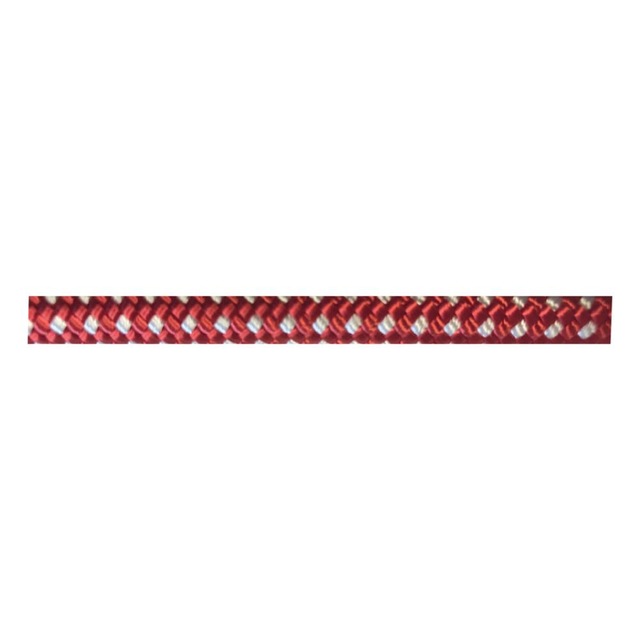 RENKLİ İSKOTA HALATI 14 MM KIRMIZI-BEYAZ  (1 MT=160 GR) ( Metre fiyatıdır)
