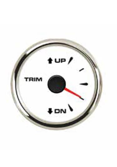 TRİM SAATİ 0-190 Ø52mm BEYAZ 12/24V