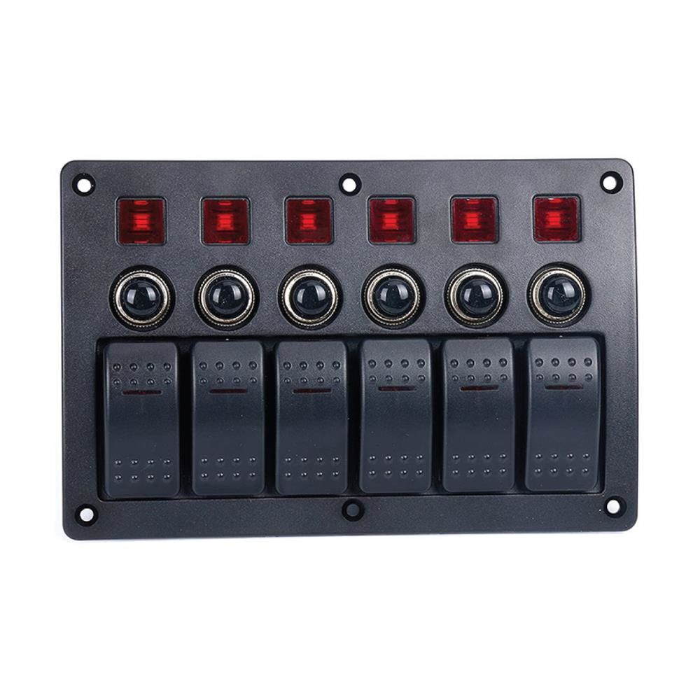 BFY 6'LI SWITCH PANEL OTOMATİK SİGORTA VE IŞIKLI