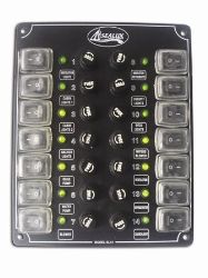 8 ANAHTARLI İZOLELİ KÜÇÜK EBATLI SWITCH PANEL