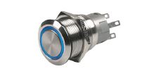 KROM BUTON LED MAVİ ON-OFF