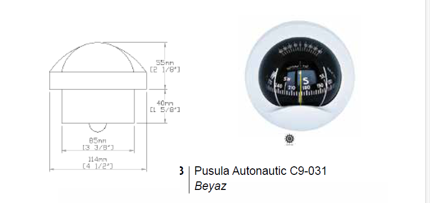 PUSULA AUTONAUTIC MODEL C9-031