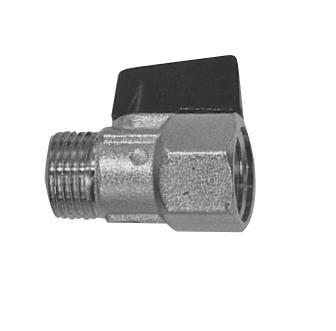 MİNİ KÜRESEL VANA 3/8" KROME
