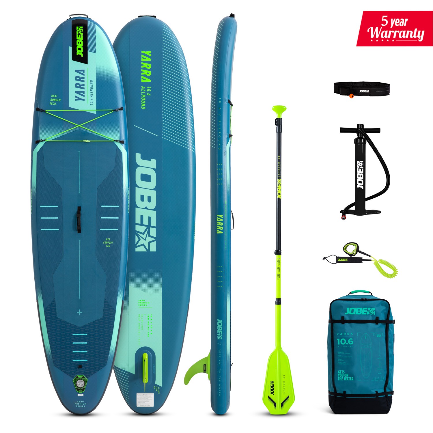 JOBE YARRA SUP BOARD 10.6 SETİ MAVİ 320X81X15 CM