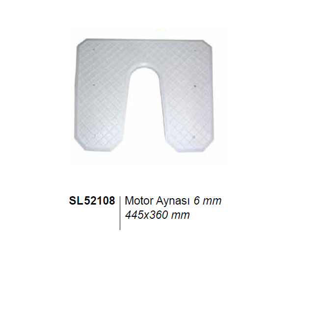 MOTOR AYNASI 6 mm DERECELİ 445x360mm