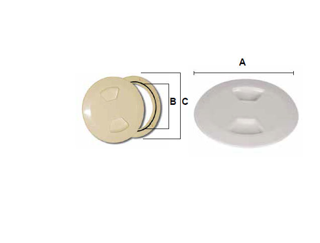 KONTROL KAPAĞI Ø176mm