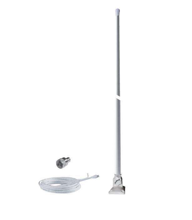 VHF TELSİZ ANTENİ RA 104 NYAUS FİBERGLAS/100 CM