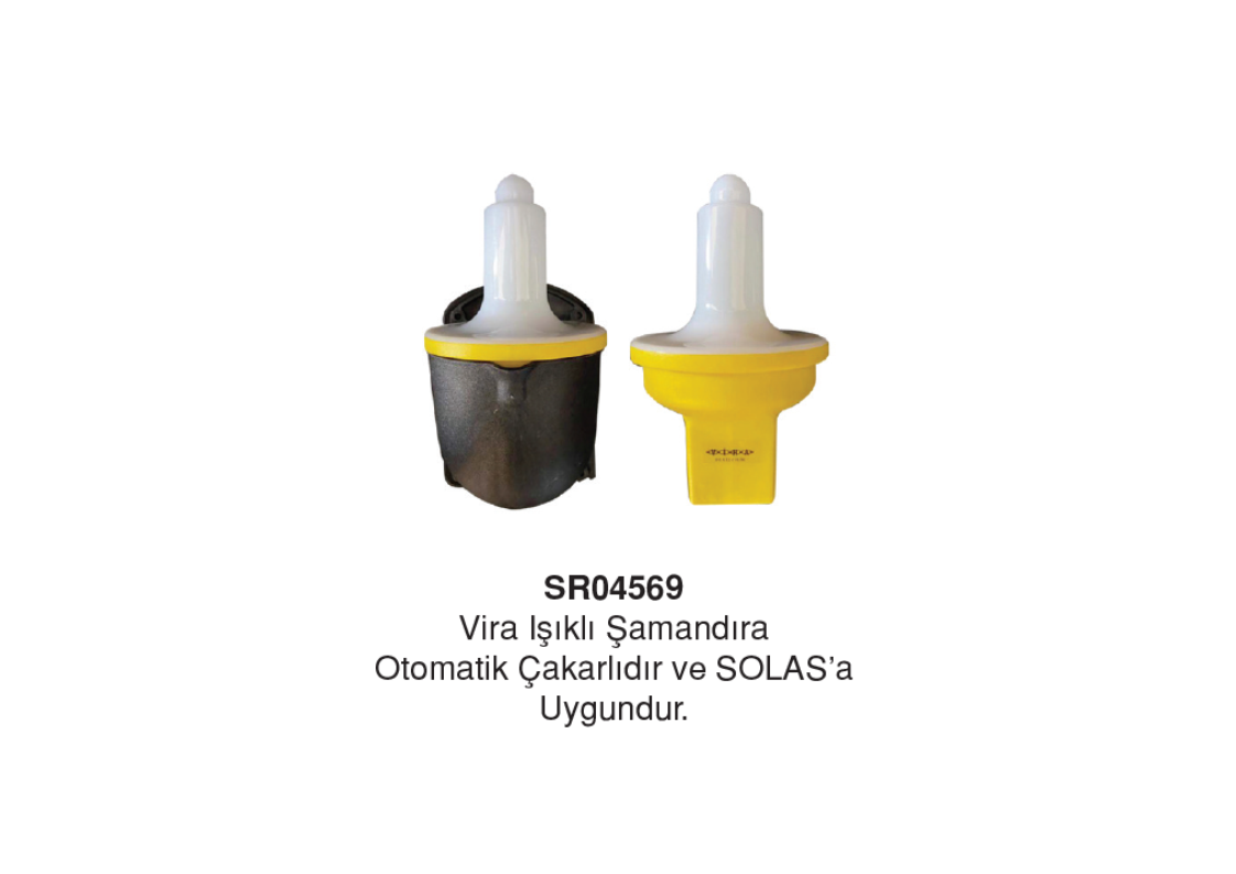 VİRA IŞIKLI ŞAMANDIRA OTOMATİK ÇAKARLI SOLASLI