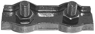 ÇİFTLİ SAÇ KLEMENS KROM 6 MM