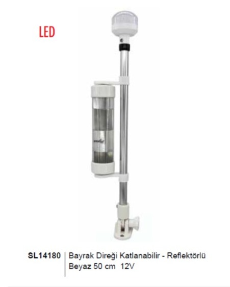 BAYRAK DİREĞİ KATLANIR REFLEKTÖRLÜ 55cm