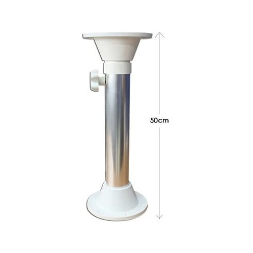 MASA AYAĞI - İKİ KADEMELİ BEYAZ 50-75 CM