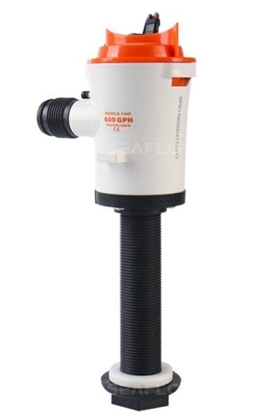 LİVAR POMPASI DÜZ GİRİŞ 600GPH 12V