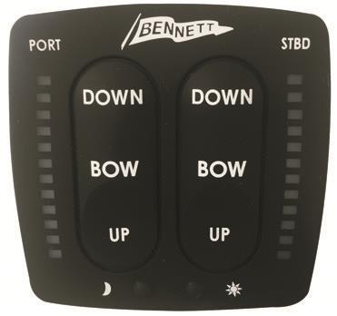 BENNET TRİM GÖSTERGELİ SWİTCH ÇİFT İSTASYON