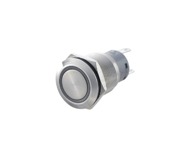 KROM BUTON LED MAVİ (ON)-OFF