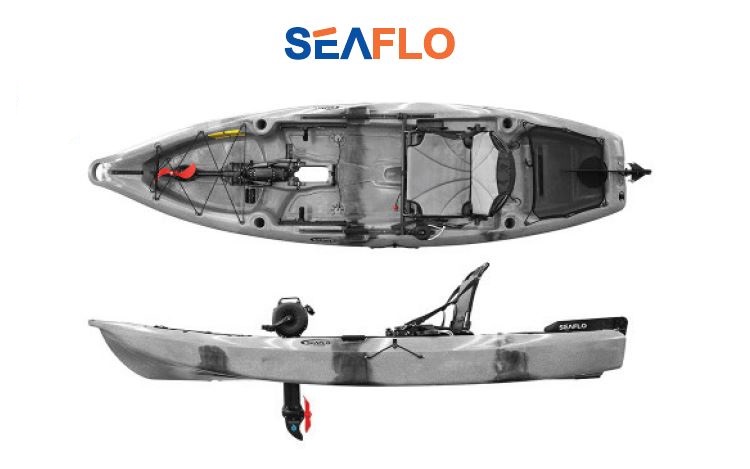 SEAFLO TEK KİŞİLİK PEDALLI KANO YEŞİL