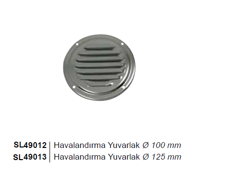 HAVALANDIRMA  Ø100mm