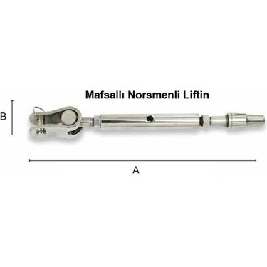 12 mm MAFSALLI NORSMENLİ LİFTİN TEL Ø06mm
