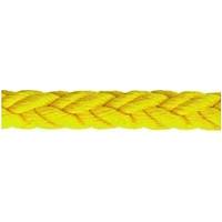 Y�ZER HALAT 8 KOLLU SARI 18 MM (1 MT= 146 GR) ( Metre fiyat�d�r)