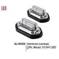 MERD�VEN LAMBASI ��FTL�,BEYAZ 12-24v led