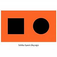 TEHL�KE ��ARET BAYRA�I 30x45 cm