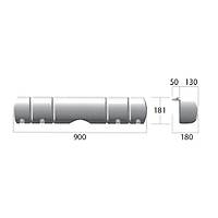 DAN-FENDER �SKELE USTURMA�ASI B�Y�K 18X90 CM
