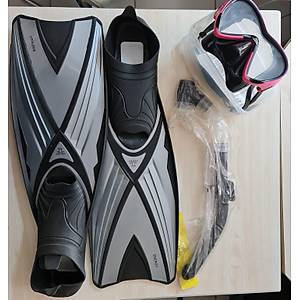 ARUBA REACTION MASKE+SNORKEL+PALET SET  42-43