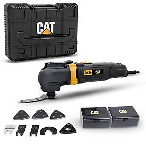 CAT DX49.1 350Watt Profesyonel �ok Ama�l� Devir Ayarl� Kesme Raspalama ve Z�mpara + 14 Adet Aksesuar