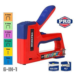 WORKPRO WP223002 6 IN 1 Profesyonel 6-14mm Mekanik Z�mba ve 15mm �ivi Tabancas�