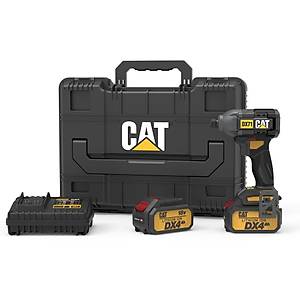 CAT DX71.2 18Volt 4.0Ah Li-ion �ift Ak�l� 215Nm K�m�rs�z Profesyonel �arjl� Darbeli Tornavida