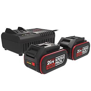 Kress KAD21 20Volt 4.0Ah Li-ion KrossPack 2 Adet Ak� ve Ak� �arj Cihaz�