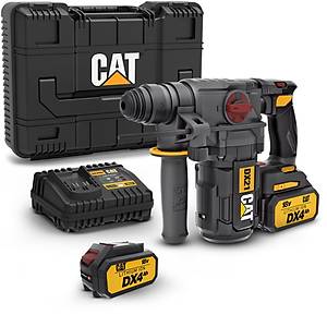 CAT DX21 18Volt 4.0Ah 2.2J Li-ion �ift Ak�l� �arjl� K�m�rs�z Profesyonel SDS-Plus Pn�matik K�r�c�/Delici