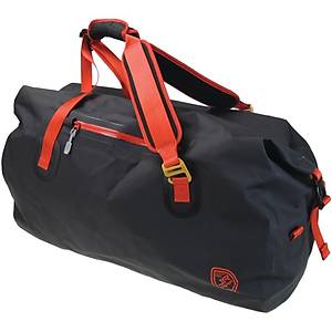 Jr Gear Roll Top Vinyl Duffel Su Ge�irmez Spor �anta 65 Litre-S�YAH-KIRMIZI