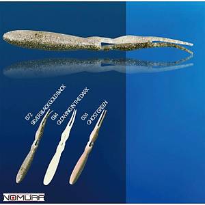 Nomura Double Ta�l Worm 14cm 11.5g 6 Adet Sahte Bal�k