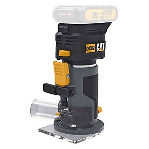 CAT DX82B 18Volt �arjl� K�m�rs�z 6mm Devir Ayarl� Profesyonel Avu� ��i El Frezesi Formika T�ra�lama (Ak� Dahil De�ildir)