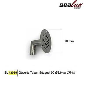 G�VERTE TABAN S�ZGEC� 90� �30mm cr-ni