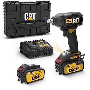 CAT DX72 18Volt/4.0Ah Li-ion �ift Ak�l� �arjl� 350Nm K�m�rs�z Profesyonel Somun S�kma