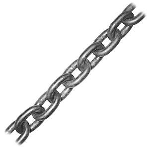 Hot dip galvanized chain DIN5685A, diam.10mm, Genovese